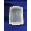 Image 7 : Lot of 7 Trading Card Storage Boxes, Stackable Locking Lids, Clear 