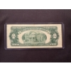 Image 2 : 1953 United States Jefferson $2.00 Red Seal Bill In Protective Holder Funny Back - Great Piece