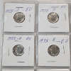 Image 2 : $2.00 Face Value of 1955-D BU 90% Silver Roosevelt Dimes