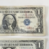 Image 3 : TWO United States Series 1957 A Blue Seal *STAR NOTES* $1 Silver Certificates - Face Value $2.00