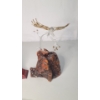Image 6 : Small Quartz Mantle Clock, Eagle Paper Weight & Blown Glass Eagle Figurine 