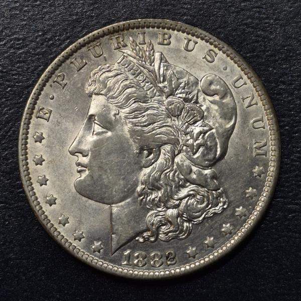 1882 O AU Morgan Silver Dollar - See Pictures