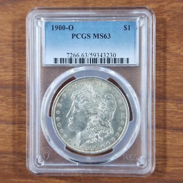 PCGS MS63 Graded 1900-O United States Morgan 90% Silver Dollar ~ Minted in New Orleans!