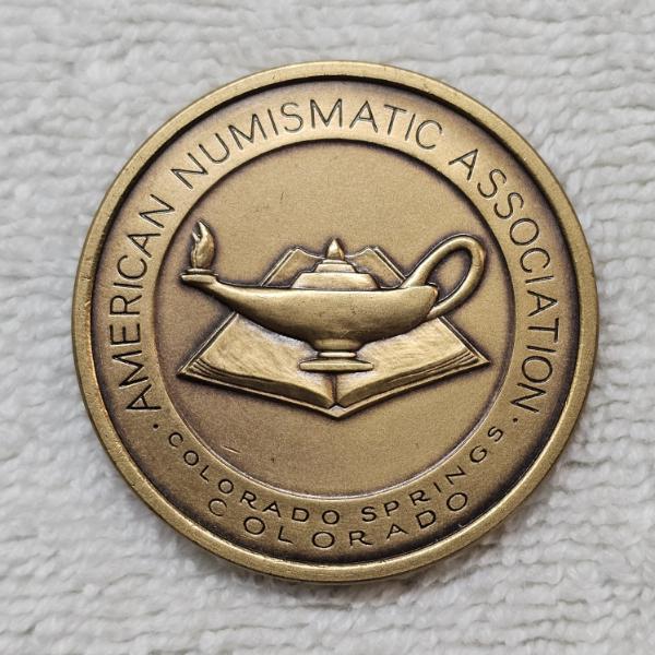 Bronze Commemorative Medal produced for the American Numismatic Association
