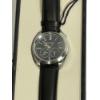 Image 2 : Bolvaint Watch in Box - Genuine Leather - Aurelius Noir in Stainless Steel Watch - Japanese Movement