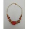 Image 4 : Lot of 3 - Hand Beaded Necklaces & Jasper Beaded Bracelet