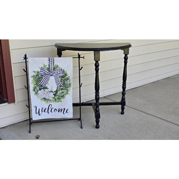 Outdoor Table and Garden Sign