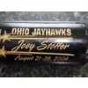 Image 6 : Very Nice Cooperstown Wood Baseball Bat With Unique Ohio Jayhawks Inscriptions! Full Size 33" Bat