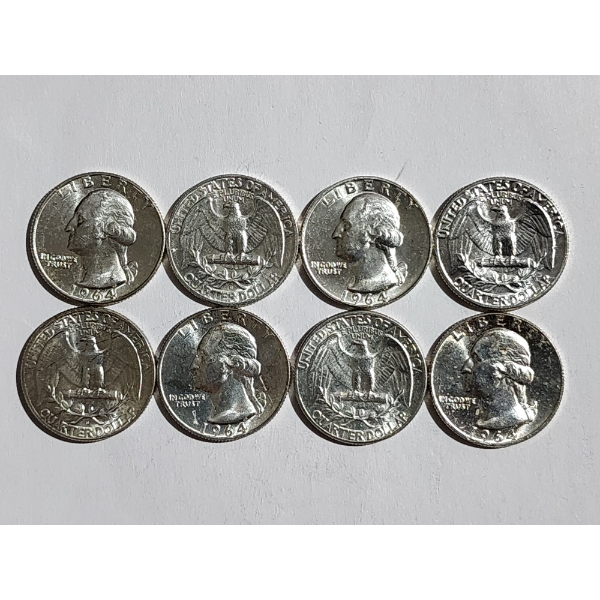 $2.00 Face Value in 90% Silver Quarters - Great Condition