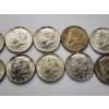 Image 3 : x10 Assorted Years 40% Silver Kennedy Half Dollars FV: $5.00