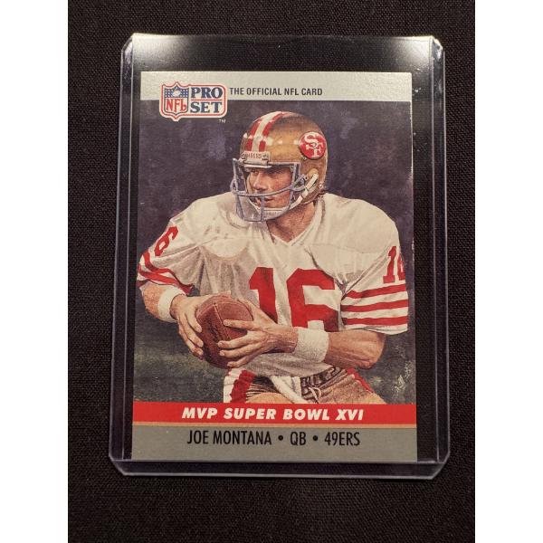 1990 Pro Set Joe Montana Super Bowl MVP XVI Football Card - Mint Condition