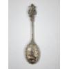 Image 4 : Very Nice Intricately Designed 80% Silver Spoon Ft. Milkmaid & Steers ~ MARKED "800W" ~ 19 Grams!