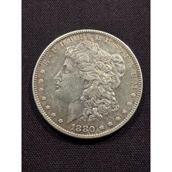 1880 United States Morgan Silver Dollar - Mint Condition - Higher Grade