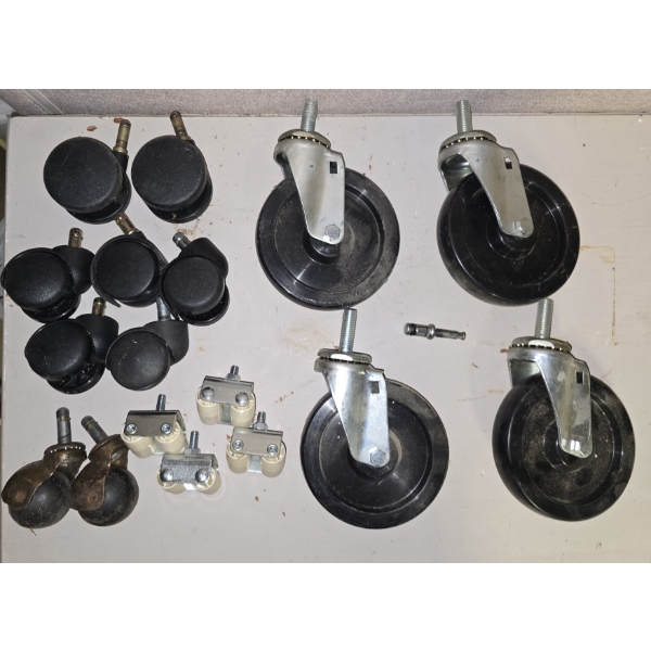 Assorted Casters and Wheels