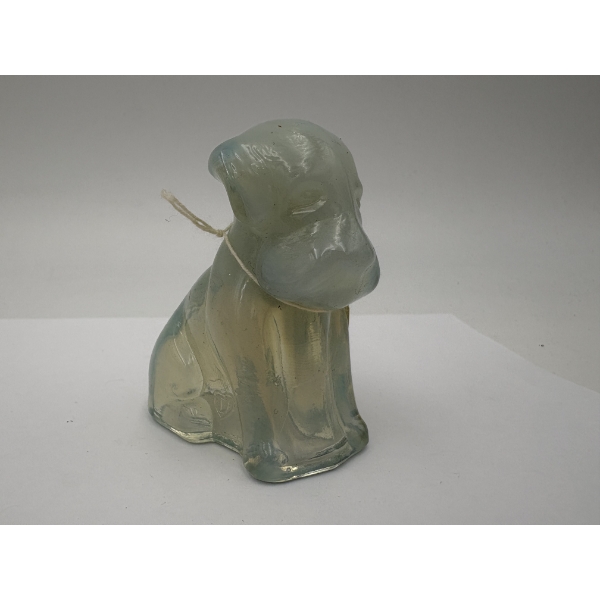 Adorable Degenhart Glass Dog Figurine - April Day - ~2.5 inches