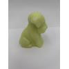 Image 1 : Adorable Degenhart Uranium Glass Dog Figurine - Daffodil - ~2.5 inches