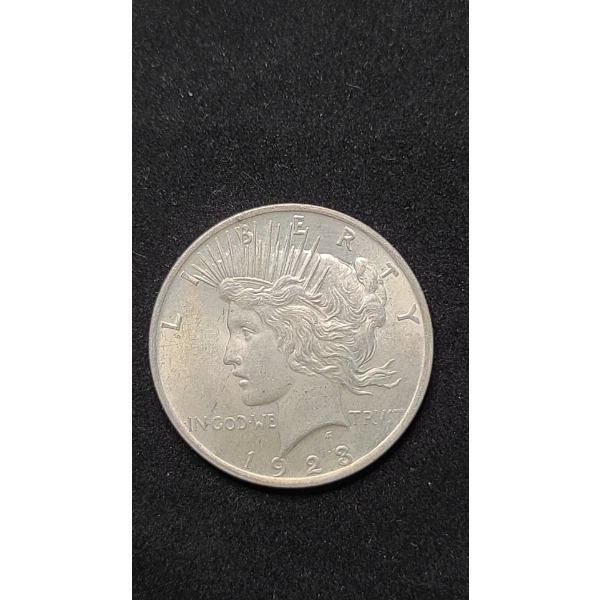 1923 90% Silver Peace Dollar