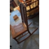 Image 6 : PICKUP IN CANTON - Vintage Wood Chairs, Rocker 17''x31'' And Black Chair, 16''x34'' 