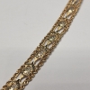 Image 9 : Stunning Detailed 14K Yellow Gold Bracelet - 7.5in - Total Weight: 12.3g