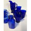Image 3 : Blue Glass Dishware Collection - Pitcher - Teacups - Cups - Dishes