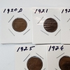 Image 2 : Lot of 10 Assorted Lincoln Wheat Cents