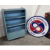 Image 1 : Blue Metal 11''x31''x48'' Shelf And Heavy Duty 36'' Plastic Stark State Sign - No shipping Available