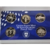 Image 3 : 1999 U.S. Mint Proof Set: 9-Coin Set Including 1st Year of 50 State Quarters Program! 