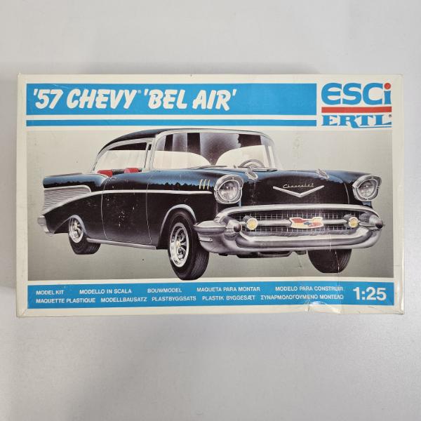 ESCI/ERTL brand 1/25 Scale Plastic Model Kit for a 1957 Chevrolet Bel Air