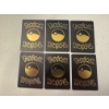 Image 2 : 6 - 1995 - 1999 Pokemon Black Gold Foil Special Edition Trading Cards - All Mint Condition