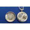 Image 5 : Equity 7 Jewels Silverode Open Face Pocket Watch - Doesn't Tick