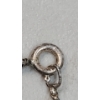Image 4 : Sterling Silver Necklace With Sterling Heart In Hands Pendant & Sterling Necklace Chain TW: 7.0 G