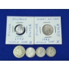 Image 1 : x6 Assorted Foreign Silver Coins - See Description! 