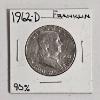 Image 1 : 1962-D United States Franklin Half Dollar, Composed of 90% Silver