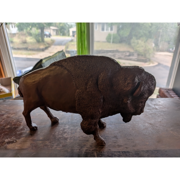 Red Mill Wooden Buffalo 9.5"x7"