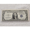 Image 1 : U.S. 1935-E $1 Silver Certificate - Blue Seal Note in Protective Casing