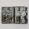 Image 6 : Vintage 1969 Mattel Hot Wheels Factory Plastix Toy Playset With Four Metal Vehicle Molds And Storage