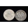 Image 2 : 1964 90% Silver Kennedy Half Dollar & 1940 90% Silver Walking Liberty Half Dollar - Face Value $1.00