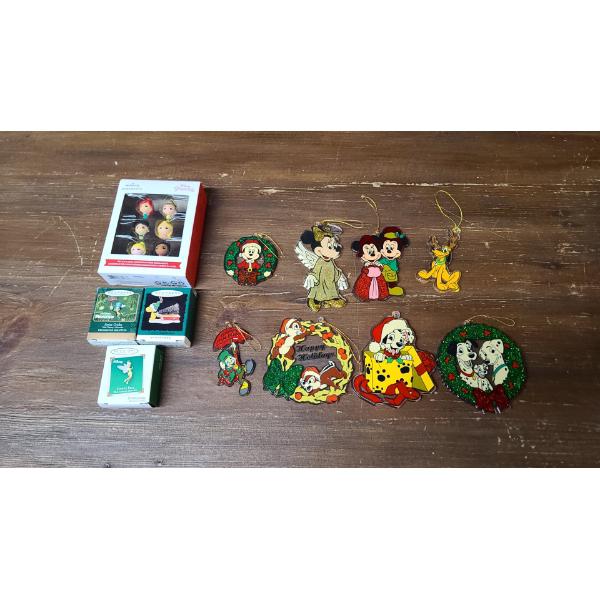 Assorted Disney Christmas Ornaments