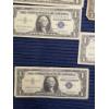 Image 5 : One Dollar Silver Certificates Blue Seal - 5 Total - 1957 A - 1957(3) - 1935 C 