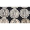 Image 6 : Assorted Years & Mint Marks 90% Silver Mercury Head Dimes - Face Value: $1.20