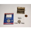 Image 1 : 1999 Pennsylvania State Quarter & Stamp Set, Fine 1937 Buffalo Nickel, 1917 Wheat Penny