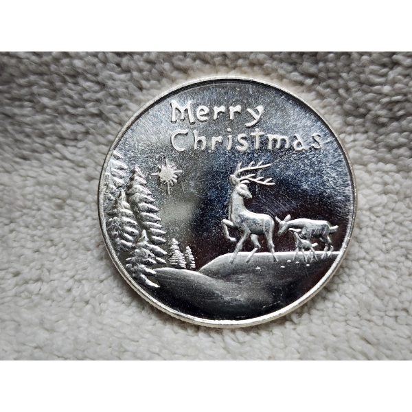 1 Oz Silver Merry Christmas Round - "For Someone Special" 