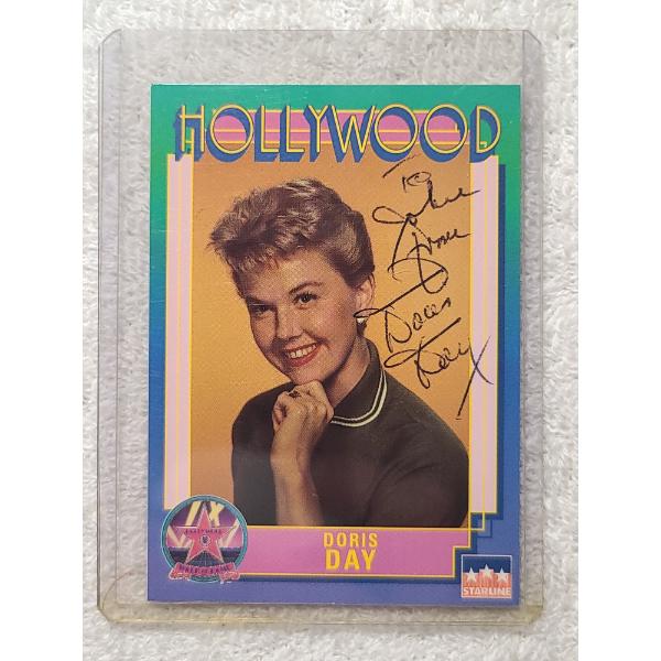Doris Day Personal Hand Signed/Autographed 1991 Starline Hollywood Trading Card No.46