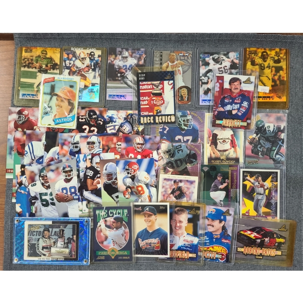 Large Lot of Assorted Sports & Nacsar Trading Cards Including 1994 Fleer!