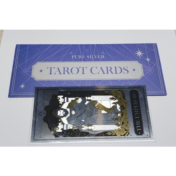 RARE 2025 Samoa "The Emperor" Pure Silver Tarot Card - 3 Grams .999 Fine Silver  
