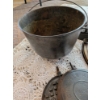 Image 2 : Cast Iron Waffle Maker, Iron With Rest, & Kettle Pot