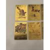 Image 2 : 6 - Pokemon Limited Edition Gold Plated Trading Cards - 2024 Gold Cards