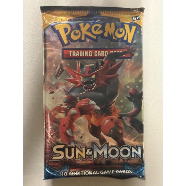 SEALED VINTAGE Pokemon Sun & Moon 10 Card Booster Pack ~ Guaranteed Rare in Each Pack!