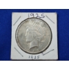 Image 1 : 1925 90% Silver Peace Dollar 