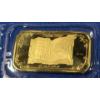 Image 2 : All-Chips 1 oz .999 Fine Silver & Gold Plated Bar Featuring "The Mad Hatter". Mintage 46/55